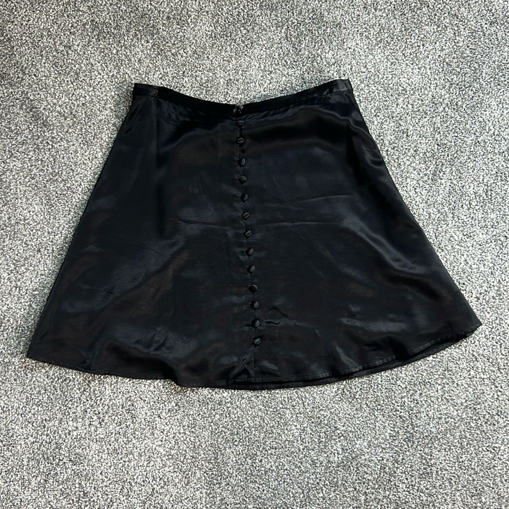 & Other Stories Satin A Line skirt